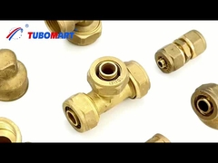 Polyethylenverbundene Kompressionsarmaturen mit ISO-Zertifizierung