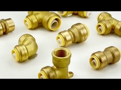 1/2 Zoll Messing-Push-in-Fittings PEX-Rohrverbindung für eine zuverlässige Wasserversorgung