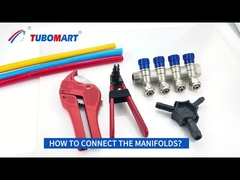 Maßgeschneiderte Größe 2-6-Wege Messing Pex Sanitärverbund für Tubomart