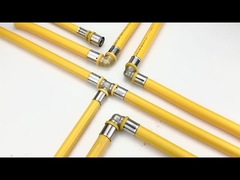 Rohrverbindungen aus mehrschichtigen Verbundwerkstoffen aus Messing, Pex Al Pex, Gasrohrpressverbindungen