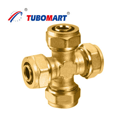 Sanitärtechnik Pex Kompressionsbefestigungen Messing 12mm 16mm 20mm 25mm 32mm 63mm