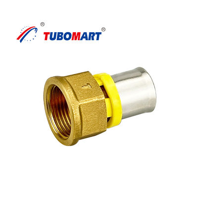 Verbrennungslose Pressfit-Pex-Fittings aus Messing für die Installation von PEX-Röhren