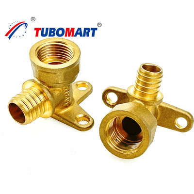 Nickelplattierte Pex-Rutschfittings 1/2 Zoll BSP / NPT Größe Maximaldruck 200 Psi