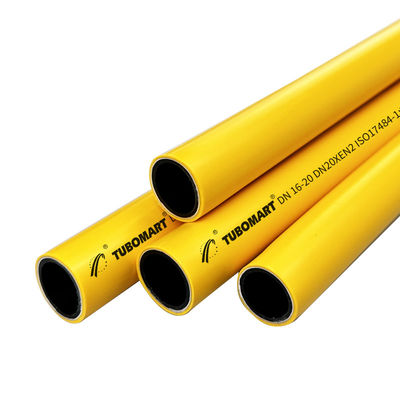 Gelb PEX AL Pex Gasrohr 2,0 mm Dicke ISO 17484-1:2006 AS4176.8-2010 Norm