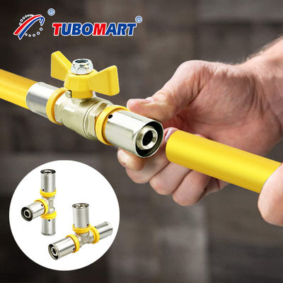 Pex Al Pex Press Fittings 3/4 Zoll mit professioneller PEX-Rohrkompatibilität