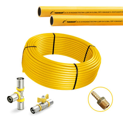 Gute Dichtung Maßgeschneiderte 100m/Rolle Pex Al Gasrohre PEX Aluminium Rohr Gassystem OEM