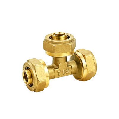 OEM Messing Kompressions Ellenbogen Männliche Verbindung Pex-al-pex-Fittings für mehrschichtige heiße und kalte Wasserleitungen