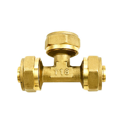 Pex-Kompressionsbefestigungen Tee mit unterschiedlichen Größen und Formen ISO 17484-1 2006 8 AS4176.8-2010