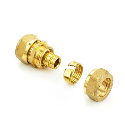 Messing-Pex-Fittings mit mehreren Oberflächenoptionen