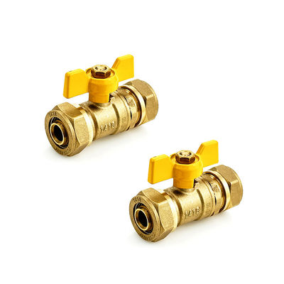 Messing-Fitting Kupfer-Fitting für Gas und Wasser Pex-Rohre der Kompression-Fitting Gas-System