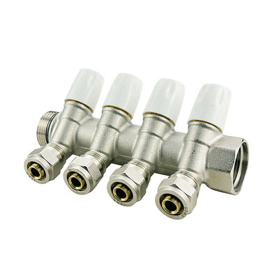2-6-Wege Hydronische Heizung Messing Pex Manifold für eine einfache Installation