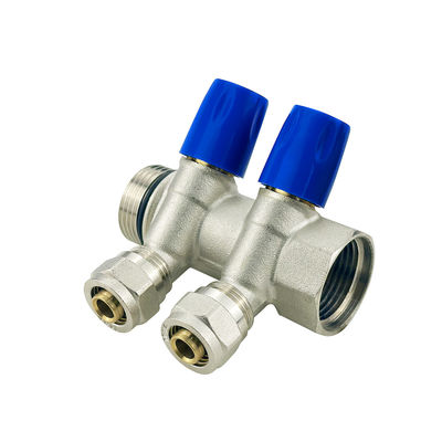 angepasste Farbe Pex-Gängen Messing-Pex-Gängekonnektor Messing-Sanitäranlagen Pex-Gängesystem