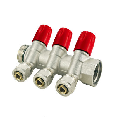 Anpassungsgröße Messing-Pex-Manifold für Normaltemperaturmedien 2-6Ways