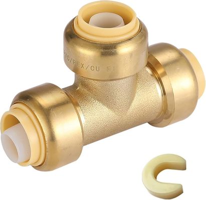 Tubomart OEM Messing Bleifreien Push Fit Fitting Hai Biss 1/2 Zoll 3/ 4 Zoll Rohr Fitting