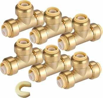ISO-Brass- und PEX-Rohre kompatibel mit Pex-Push-Fittings für eine einfache Installation
