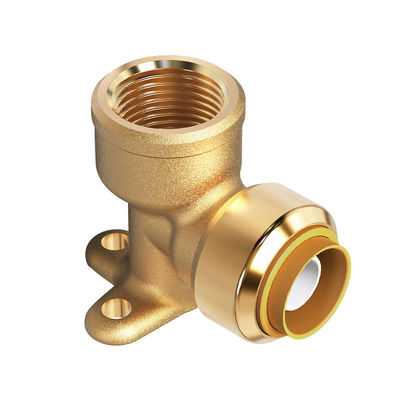 Removable Pex Push Fittings Plumbing Quick Release Bite Fittings Brass Equal Coupling Connector Pushfit Fitting für Pex Wasserpipe