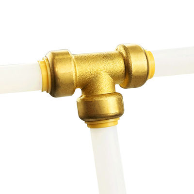 Bleifreies Messing Push Fit Fittings Kupplung Rohrverbindung Messing Gewinde Fitting Adapter Australien USA Standard