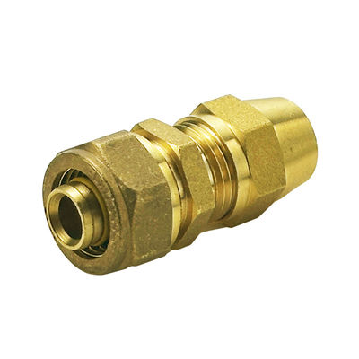 Tubomart OEM Gas-Brass-Schraubschraubschrauber Sanitärmaterialien Messing-Materialien Gas-Kompressionsschrauber
