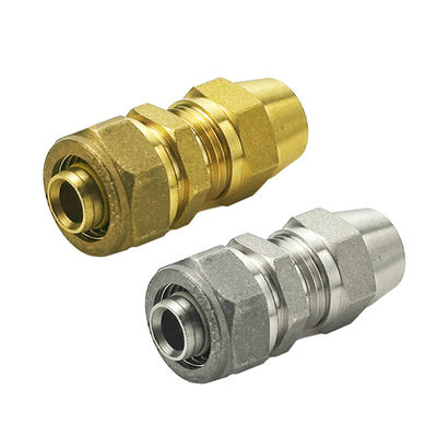 Anpassung Unterstützung Schrauben Messing Fittings für mehrschichtige PEX-Rohre Wasser-Gas-Kompressions-Fittings für Sanitärtechnik