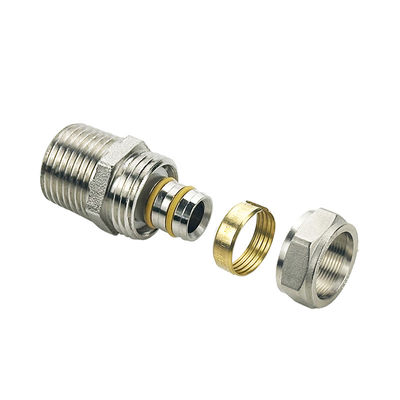 OEM-Gleitungsart NPT/BSP Pex Press Fittings für Gaszähler Männlich-Weiblich-Anschluss