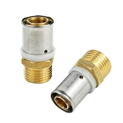 PEX-Rohrleitungen Messing-Butt-Schweißrohr-Druckfittings TH-Typ 20mm 32mm 40mm-Druckgussfitting