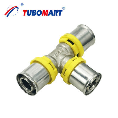 Gasleitungen Messing Butt Weld Rohrbefestigungen TH Typ 20mm 32mm 40mm Pressgussbefestigungen