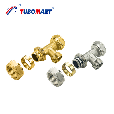 Pex Al Pex Verbindung mit CW602N Material Pex-Klemmfittings für Gassysteme