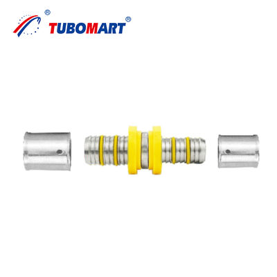 Großhandel ISO-zertifiziertes Sanitär-Material Kupfer PEX Rohr-Fittings Winkelstück T-Stück Kupplung Gas PEX Pressfitting