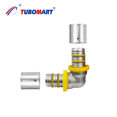 OEM-Kundenspezifische Unterstützung OEM ODM Pex Al Pex Pressfittings für Gas- und Wassersysteme 24 Jahre Fertigungserfahrung